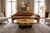 Mid-Century Modern Sculptural Lotus Coffee Table Attributed to Theodore Muller & Isabelle Barringer for Kittinger, 1950s For Sale - Image 3 of 10