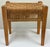 Wood Vintage Woven Rope Seat Wood Stool For Sale - Image 7 of 12