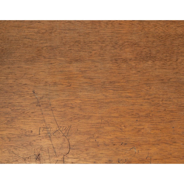 Vintage Oak Bench, 1960s For Sale - Image 10 of 18