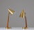 Mid-Century Modern Mid-Century Scandinavian Table Lamp in Brass & Oak from Falkenbergs For Sale - Image 3 of 13