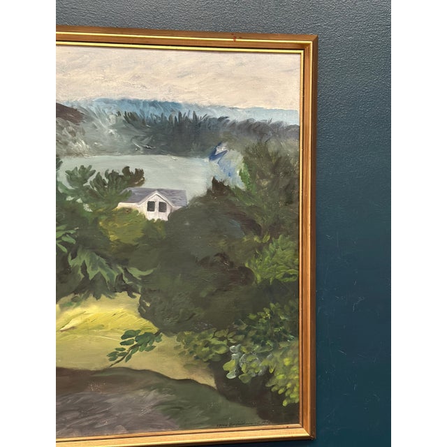 1960s Swedish Artist, Evening in the Archipelago, 1964, Oil on Canvas, Framed For Sale - Image 5 of 18