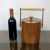 Brown Gold Metal & Teak Ice Bucket Holder, Italy, 1960s For Sale - Image 8 of 14