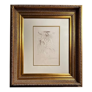1970s Dali to Ev'ry Captive Soul Hand Signed Numb Dali Archives Certified Surreal Art For Sale