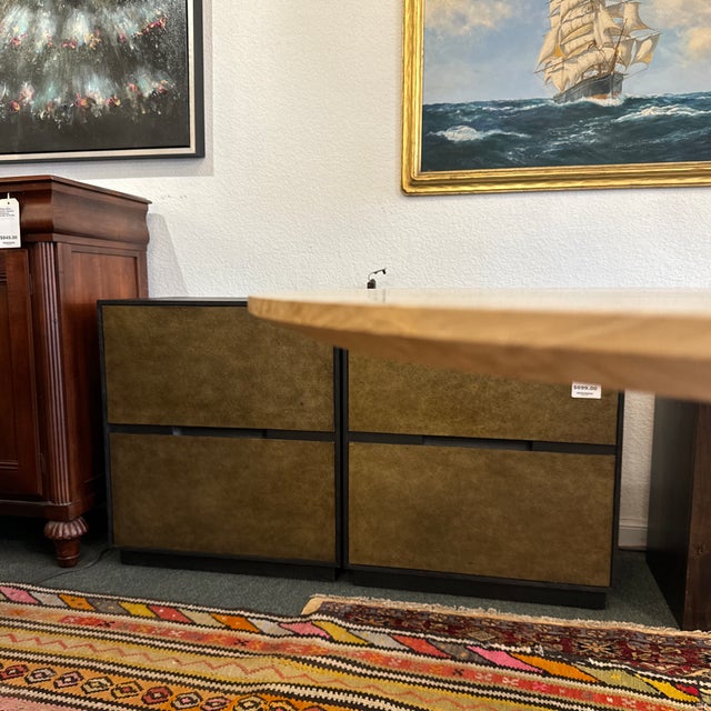 Room & Board Aria Spalted Sugarberry 36in Pedestal Dining Table Chairish