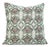 Fabdivine Decorative Block Print Cushion Cover 16x16 Inch Viscose Linen-Hridyavan For Sale