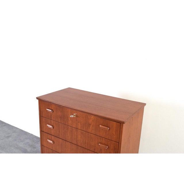 Mid-Century Modern Danish Teak Chest of Drawers, 1960s For Sale - Image 13 of 17