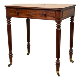 Regency Mahogany Chamber Writing Table, 1820 For Sale