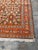 Burnt Orange Antique 1880s Senneh Kurdistan Fish Design Rug For Sale - Image 8 of 10