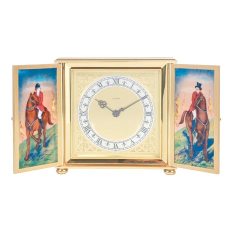 8-Day Table Clock from LUXOR, Switzerland, 1960s For Sale