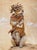 Dante Ali-Chip-ieri by Dana Hawk | Oil on Panel Painting of a squirrel wearing a crown and holding a book For Sale