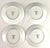 1980s 1980s Royal Worcester Evesham Vale-Green Rim – Dinner Plates, Set of Four For Sale - Image 5 of 8