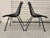 1950s Mid Century Modern Woodard Sculptural Mesh Side Chairs - Set of 2 For Sale - Image 5 of 6