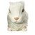 Add a nice touch to your decor with this adorable glazed ceramic rabbit. A scrape visible to the paint and glaze on the...