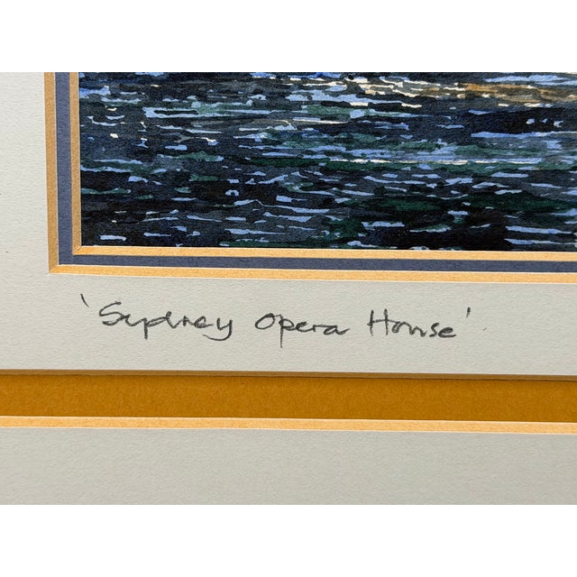 20th Century Painting Sydney Harbour Opera House House Australia Signed G. Douglas Hemingway For Sale - Image 9 of 18