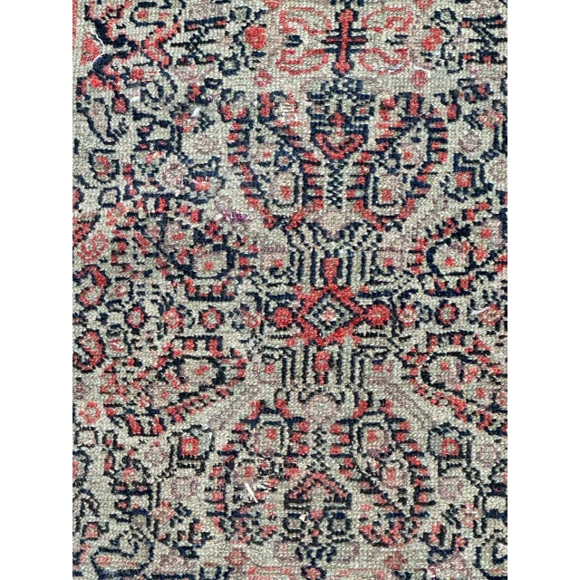 Antique Silk Foundation Seneh Rug, 1890s For Sale - Image 17 of 18