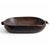 Farmhouse Vintage African Large Burundi Oval Wood Bowl For Sale - Image 3 of 4