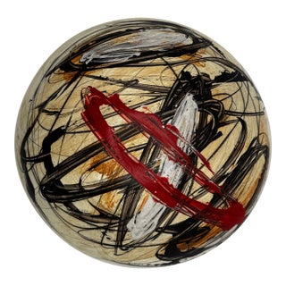 Abstract Artwork "Sphere of Color - Animal Instinct" in Ceramic For Sale