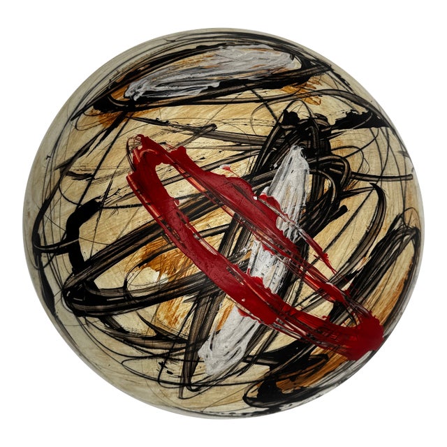 Abstract Artwork "Sphere of Color - Animal Instinct" in Ceramic For Sale