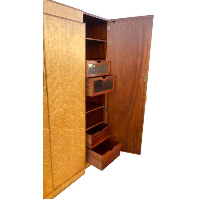 Art Deco Asymetric Wardrobe with Royal Provenance, 1930s For Sale - Image 6 of 11