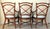 Late 20th Century Set of 3 Palecek Rattan Barley Twist Upholstered Accent Arm Chairs For Sale - Image 5 of 12