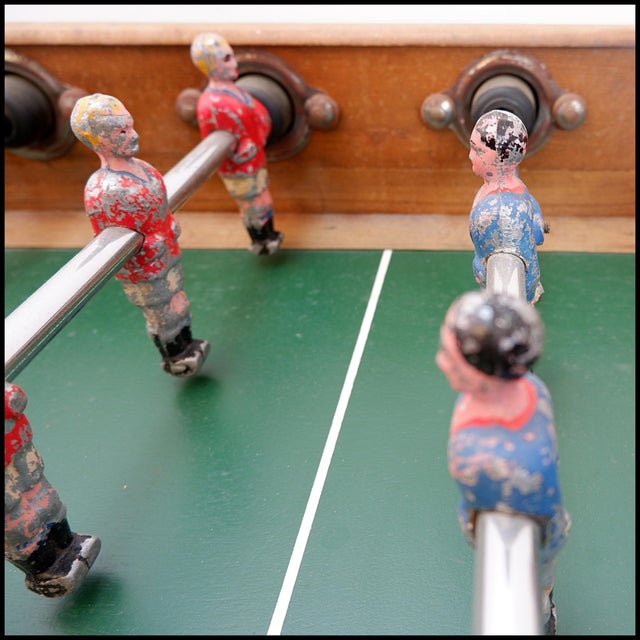 Mid-Century Stella Foosball Table Model Stella Champion, France, 1960 For Sale - Image 10 of 18