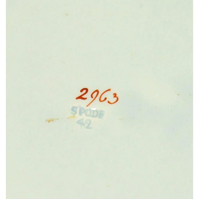 Circa 1820 Regency / Georgian Spode Pearlware Dish, Shell Shaped Chinese Flowers For Sale - Image 12 of 12