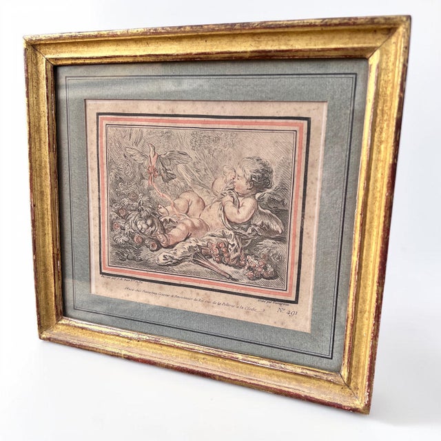 Gilles Demarteau, 18th Century, Engravings, Set of 2 For Sale - Image 3 of 7