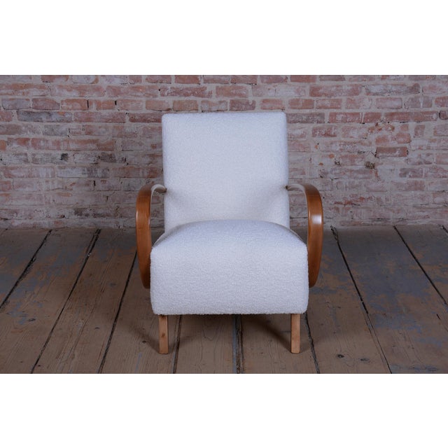 Czech Art Deco Model C Armchair by to J. Halabala for Up Zavody, 1940s For Sale - Image 12 of 17