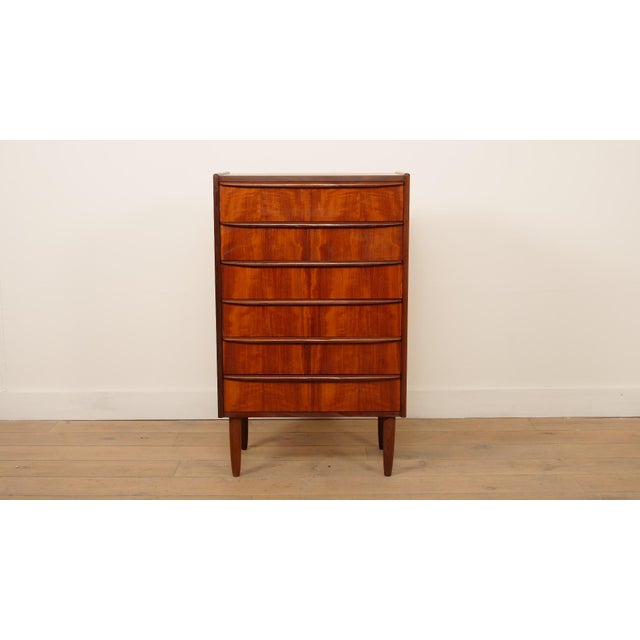 Vintage Danish Chest of Drawers in Teak For Sale - Image 10 of 10