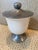 Labrazel Ceramic and Pewter Decorative Jar with Cover, Made in Italy. This jar can be used for many purposes and in...