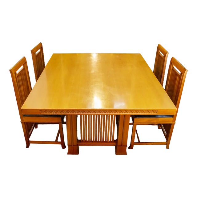 Table 615 Husser by Frank Lloyd Wright for Cassina, Italy, 1992 For Sale