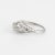Vintage Art Deco Diamond Engagement Ring 14k Gold Filigree Mine Cut Jewellery size 4.75 For Sale - Image 4 of 7