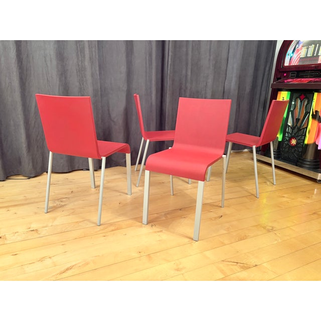 Model .03 Stackable Chairs by Maarten van Severen for Vitra, Switzerland, 2011, Set of 4 For Sale - Image 12 of 18