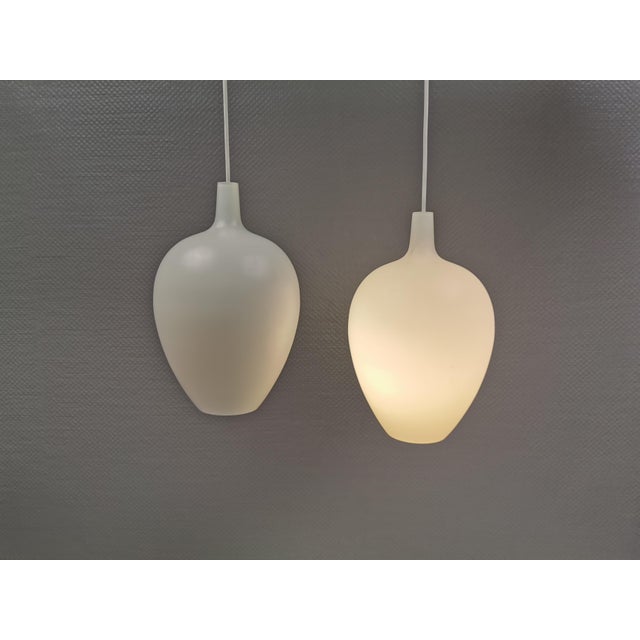 1960s Two Pompei Pendant Lamps by Jo Hammerborg for Fog & Mørup, 1960s, Set of 2 For Sale - Image 5 of 14