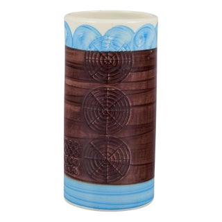 Modernist Sarek Ceramic Vase by Olle Alberius for Rörstrand For Sale