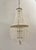 Stylish Ro Sham Beaux Malibu Up Chandelier. Beaded chandelier with wrapped rope frame. Original Retail $3807. Showroom...