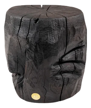 Brutalist Sculptural Stool by Logniture