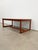 Authentic vintage mid century Danish Modern teak and tile coffee table. By Toften Møbelfabrikken. Maker's label on bottom....