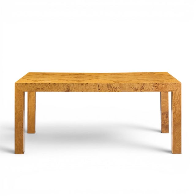 Wood Milo Baughman for Thayer Coggin Mid Century Dining Table With 2 Leaves For Sale - Image 7 of 13