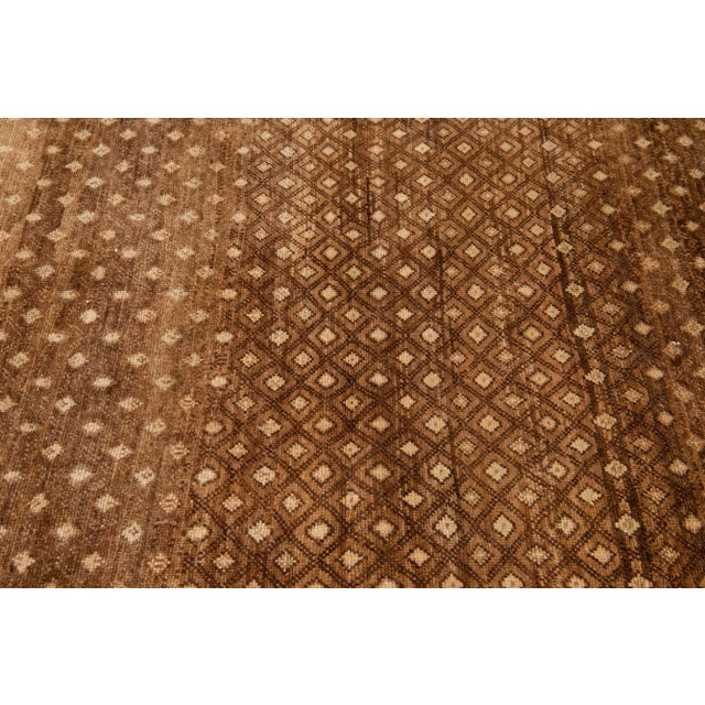 Mid- 20th Century Vintage Turkish Anatolian Kars Rug 8 X 10 For Sale - Image 9 of 13