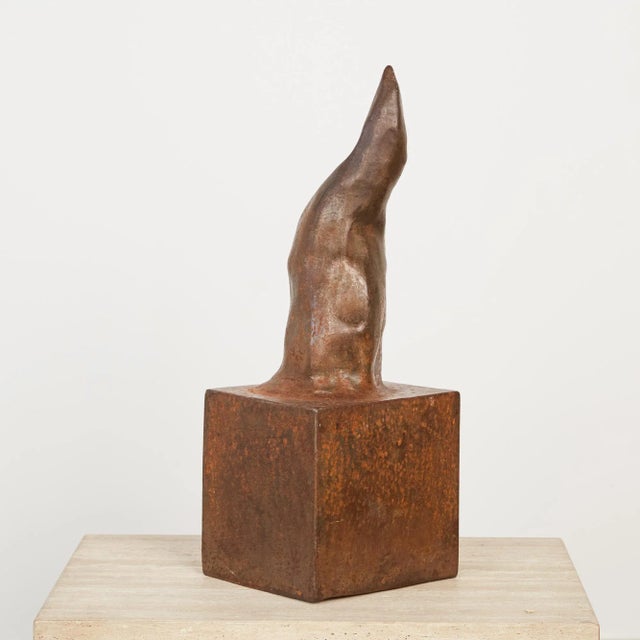 Patinated Metal Tendril Sculpture For Sale - Image 10 of 10