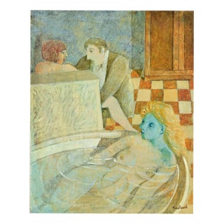 Alberto Gallerati, The Innocence, 1980s, Oil Painting For Sale