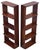 Antique Mahogany Wall Bookcases, 1900s, Set of 2 For Sale - Image 4 of 9
