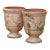 Pair of French Antiqued Anduze Terracotta Garden Vases From Terre Figuière For Sale