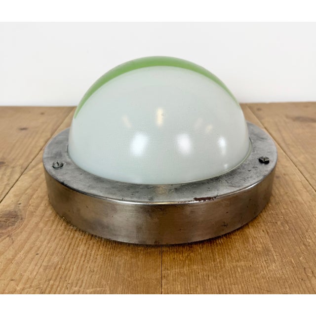 Metal Vintage Emergency Wall Light from Elektrosvit, 1970s For Sale - Image 7 of 14