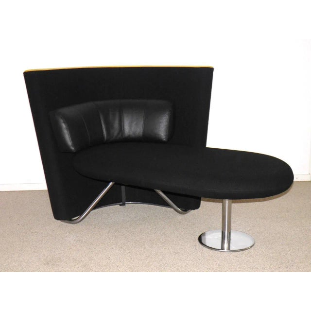 Mid-Century Black EJ-800 Rotor Sofa by Peter Hiort Lore & Johannes Foersom for Erik Jørgensen Møbelfabrik For Sale - Image 4 of 4