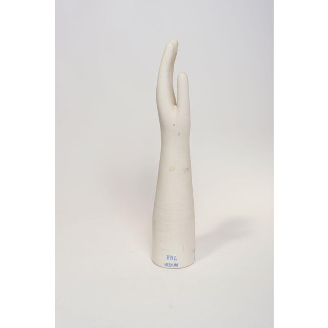 Vintage porcelain left hand long glove mold (Size Medium ) by General Porcelain of Trenton NJ (1976, USA). Doubles as a...