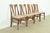 Broyhill Brasilia Broyhill Brasilia Mid-Century Modern Sculpted Walnut Dining Chairs, Set of Four For Sale - Image 4 of 12