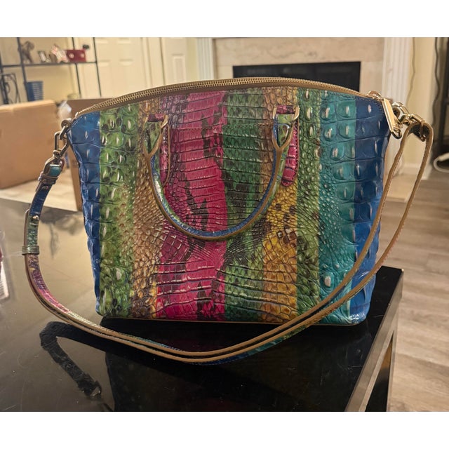 BRAHMIN Duxbury Azalea Rainbow Shoulder Satchel Bag Rare Excellent condition lately used no damages The BRAHMIN Duxbury...
