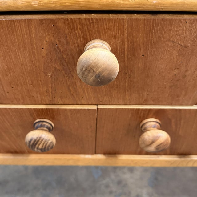 Danish Teak and Oak Ten-Drawer High Chest, Circa 1940s For Sale In New York - Image 6 of 6